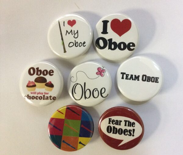 Howarth | Oboe Round Button Badges