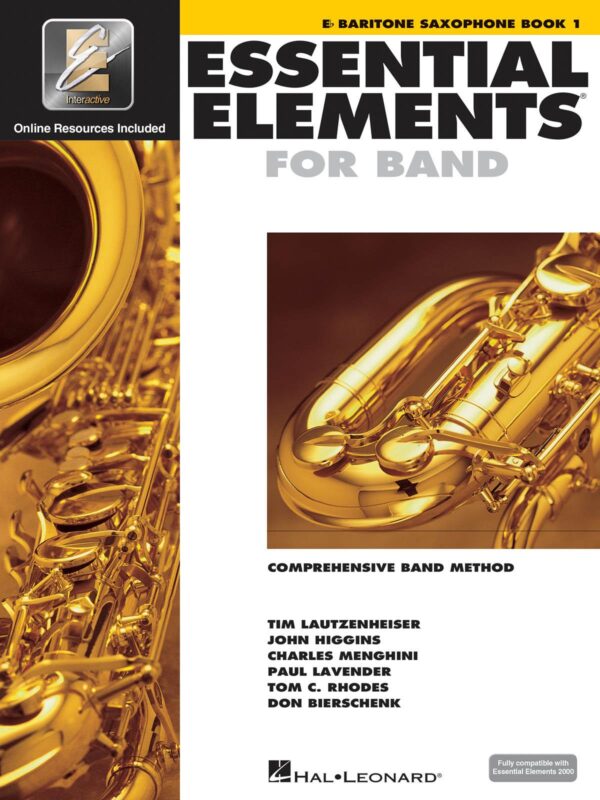 Essential Elements 2000 - Baritone Sax Book I with DVD & CD | Hal Leonard