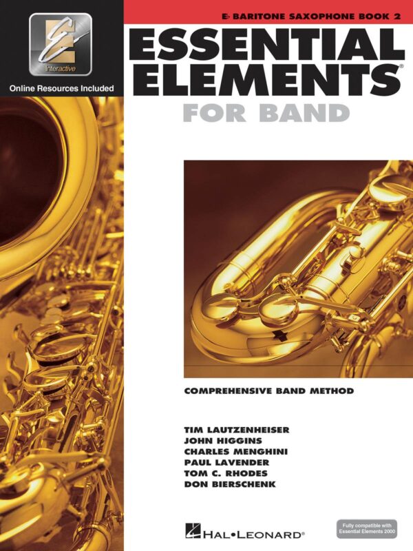 Essential Elements 2000 Baritone Sax Book 2 with CD | Hal Leonard