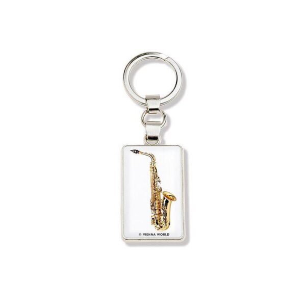 Vienna World | Square Saxophone Keyring