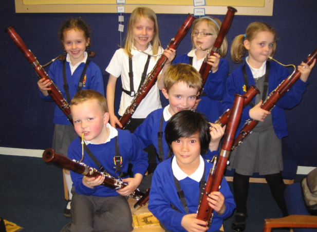 Year 2 Mini bassoon players